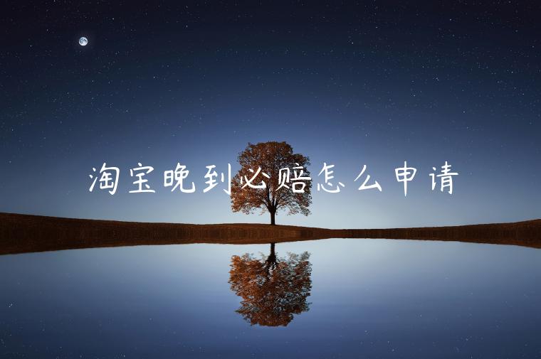 淘寶晚到必賠怎么申請(qǐng)